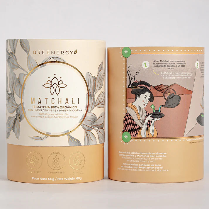 Té Matcha Premium CON LIMÓN, JENGIBRE Y PIMIENTA CAYENA